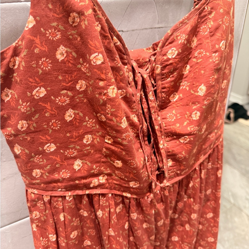 Christy Dawn Adele Dress in Red Oat Straw size Medium - Picture 5 of 13
